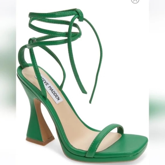 Steve Madden Shoes - STEVE Madden Lafayette Strappy Green Heels